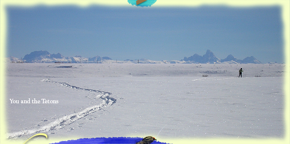 Cross country ski on your own Teton view nordic trail